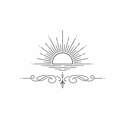 lettering amor-fati tattoo design, black linework flash