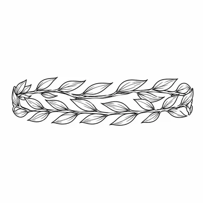 fine line armband tattoo design, black linework flash