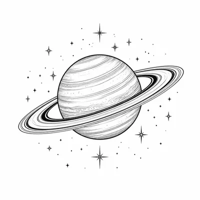 fine line celestial tattoo design, black linework flash