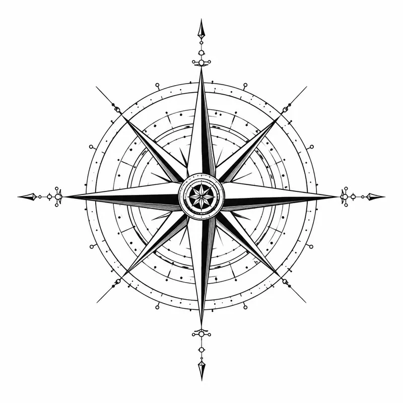 Compass Tattoos