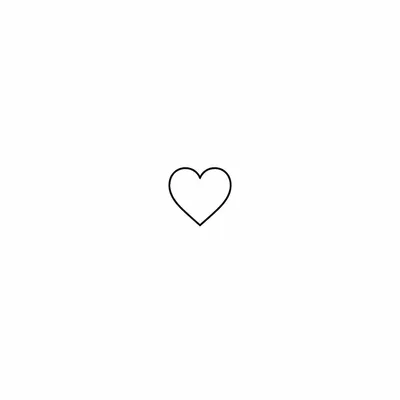 minimalist heart tattoo design, black linework flash