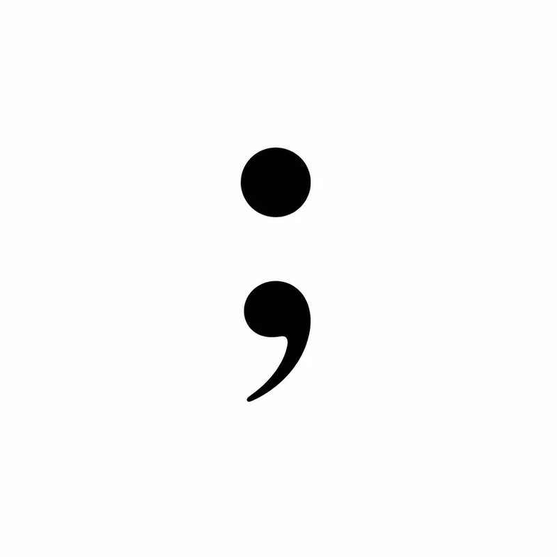 Semicolon Tattoos