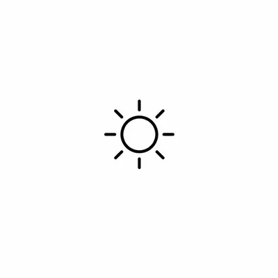 minimalist sun tattoo design, black linework flash
